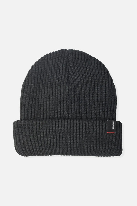 BRIXTON - POLAR CHUNKY BEANIE - BLACK