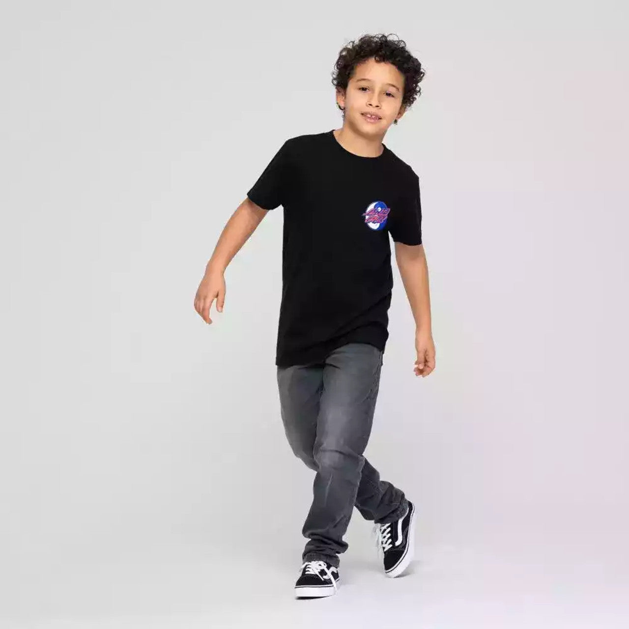 SANTA CRUZ - YIN YANG DOT YOUTH THEE - BLACK