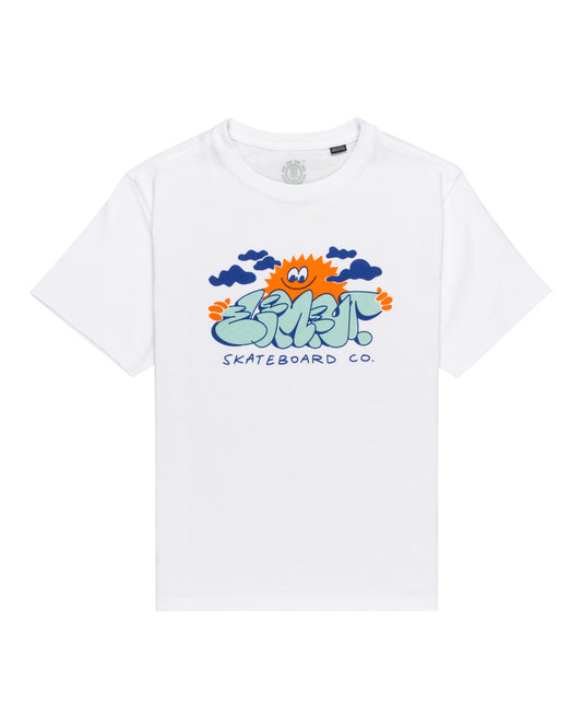 ELEMENT - BUBBLE SUN SS YOUTH TEE - WHITE