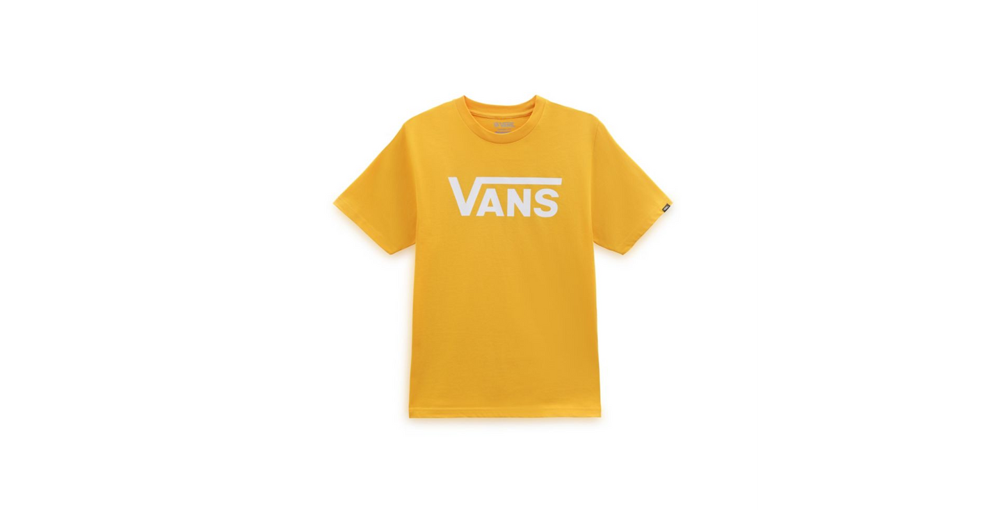 VANS - CLASSIC SS TEE BOYS - OLD GOLD/WHITE