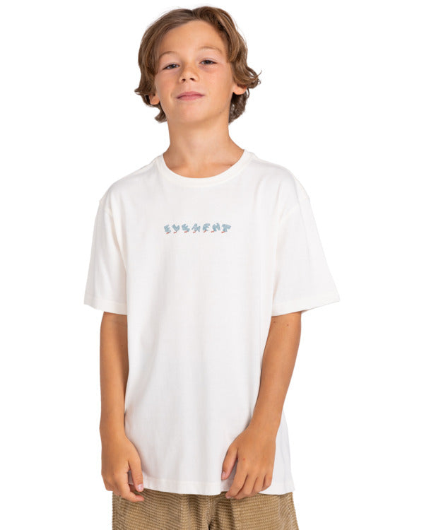 ELEMENT - MARCHING ANTS SS YOUTH TEE - OFF WHITE