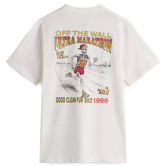 VANS - MARATHON SS YOUTH TEE - MARSHMALLOW