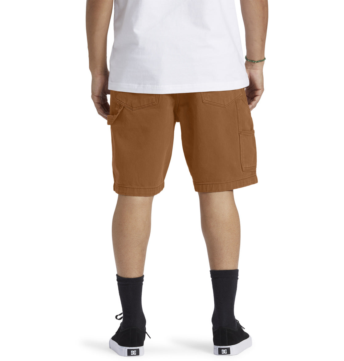 DC - CARPENTER BAGGY DENIM SHORT - BROWN OVERDYE