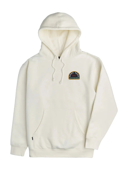 DARK SEAS - CORDELL PULLOVER FLEECE HOOD - OFF WHITE