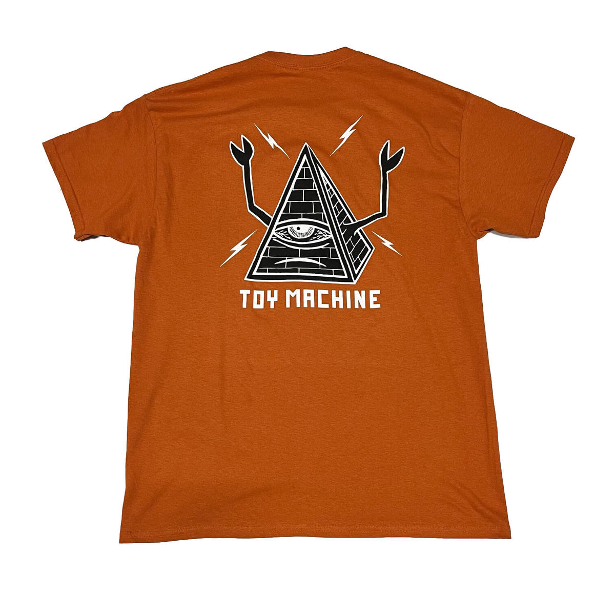 TOY MACHINE - PYRAMID SS TEE - OCHER