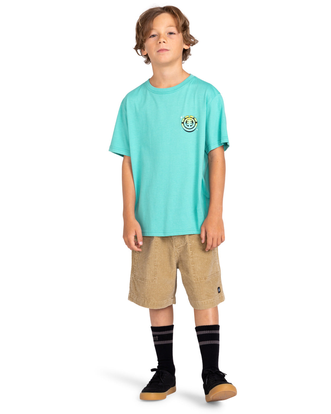 ELEMENT - BEAM UP SS YOUTH TEE - LAGOON