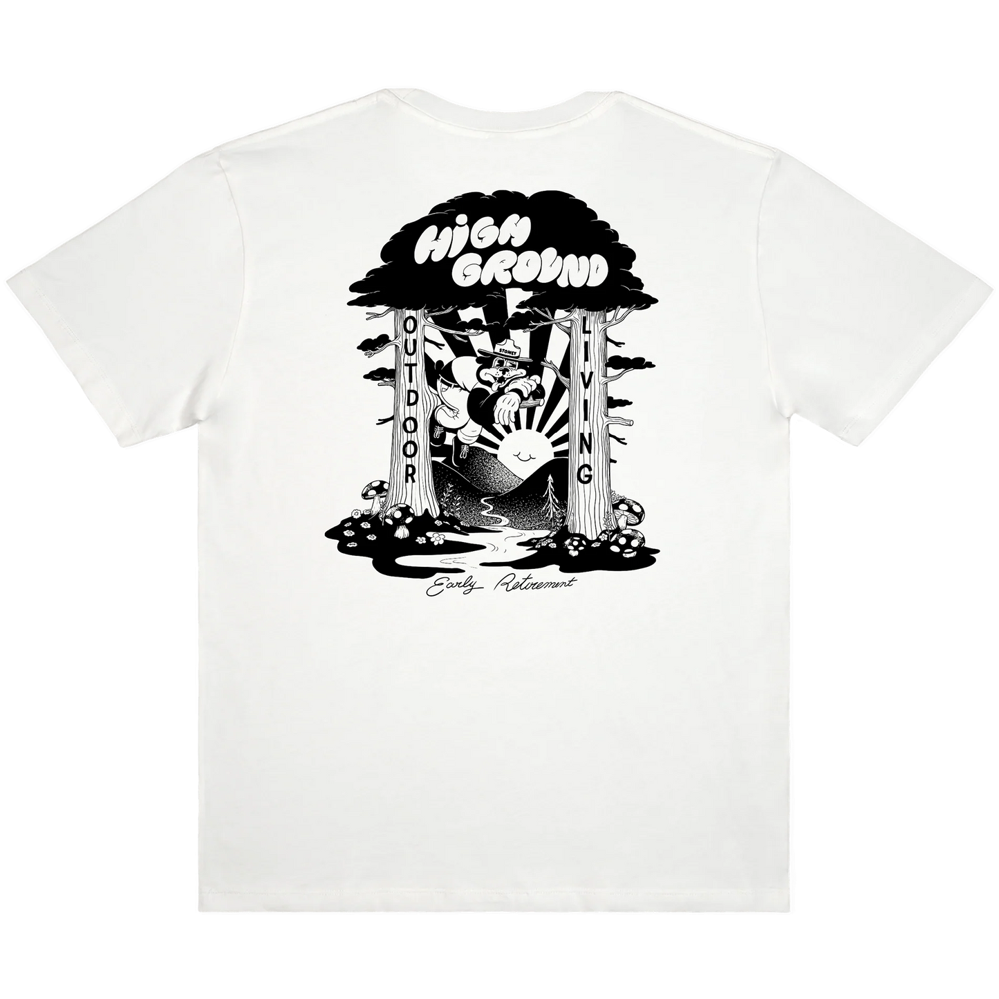 THE DUDES - HIGH GROUND TEE - OFF WHITE