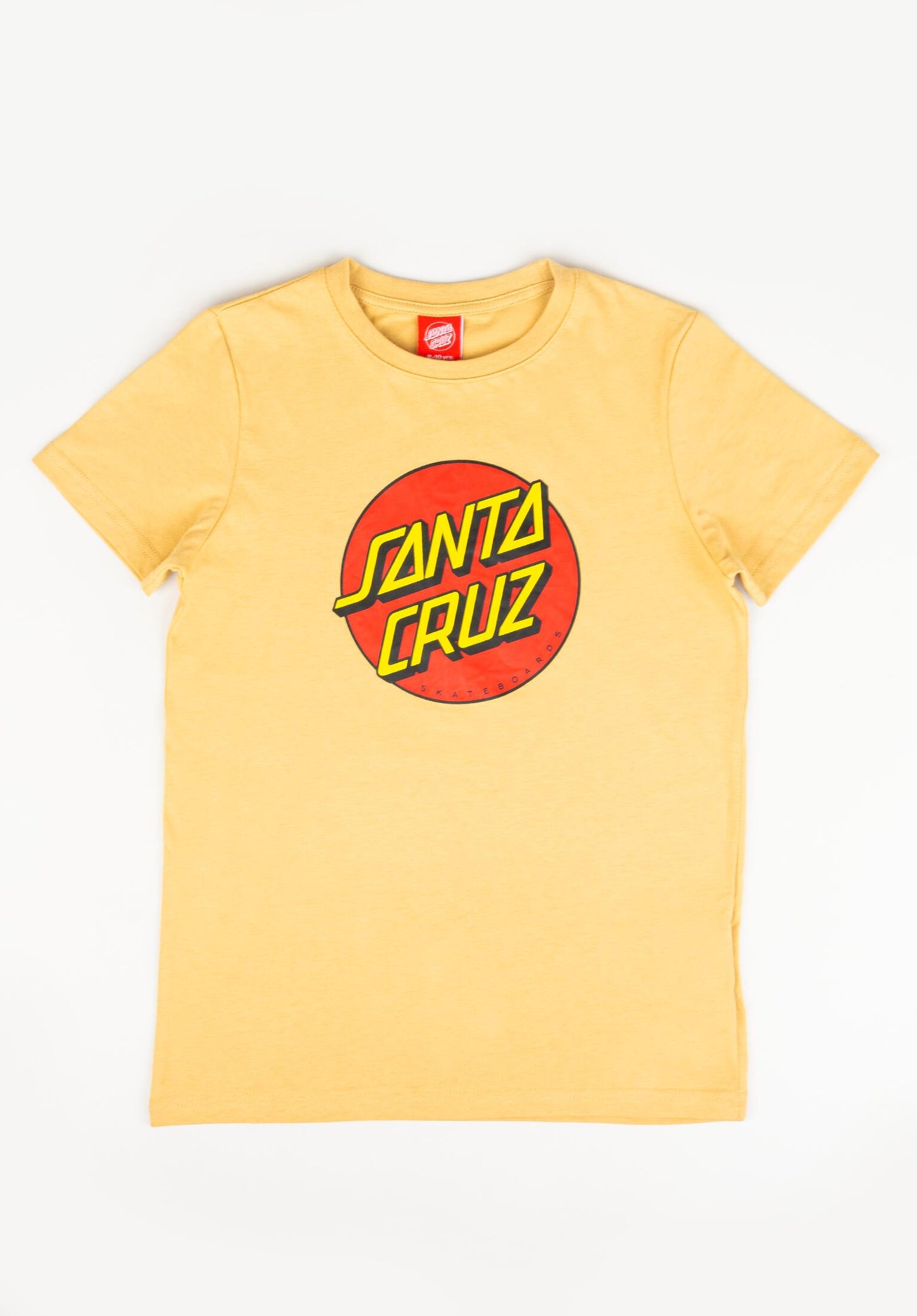 SANTA CRUZ - CLASSIC DOT YOUTH TEE - PARCHMENT