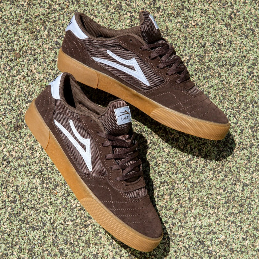LAKAI - CAMBRIDGE - CHOCOLATE/LIGHT BLUE UV SUEDE