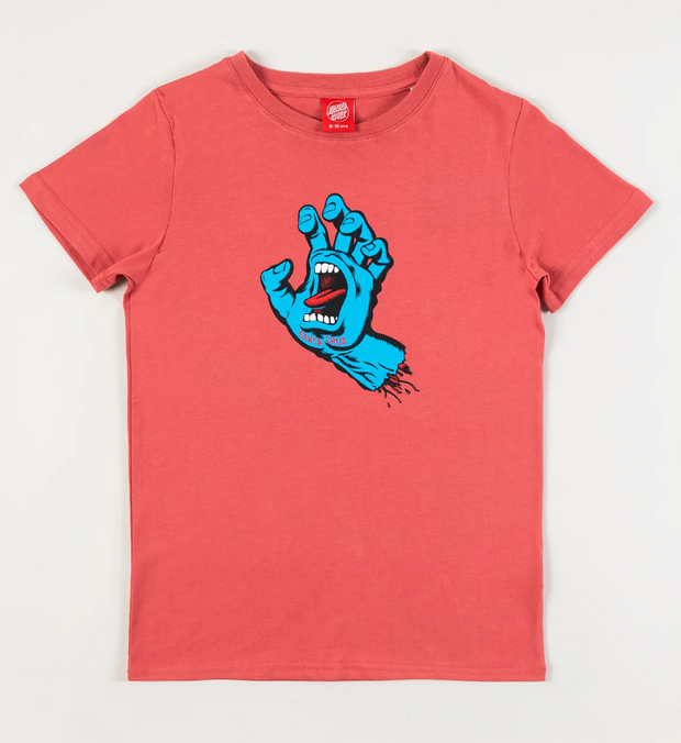 SANTA CRUZ - SCREAMING HAND YOUTH TEE - ASTRO DUST