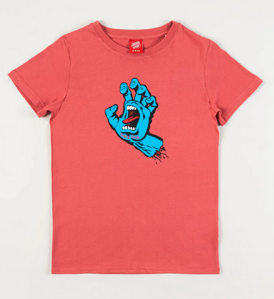 SANTA CRUZ - SCREAMING HAND YOUTH TEE - ASTRO DUST