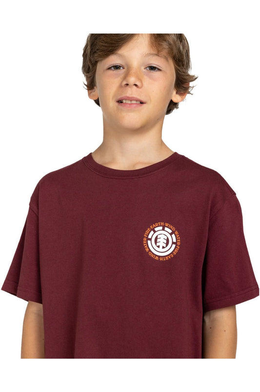 ELEMENT - SEAL TEE YOUTH - TAWNY PORT