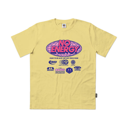THE DUDES - SPONSORED TEE - CUSTARD