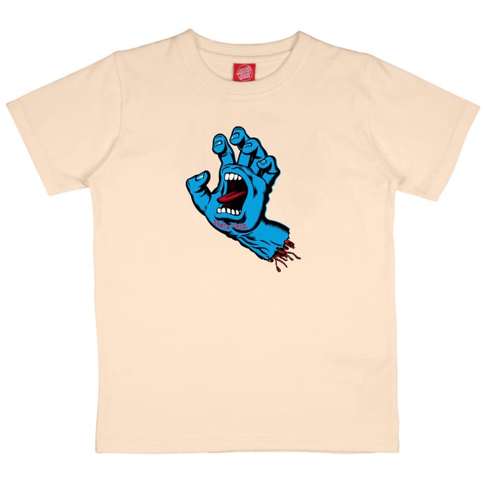 SANTA CRUZ - SCREAMING HAND YOUTH TEE - OAT