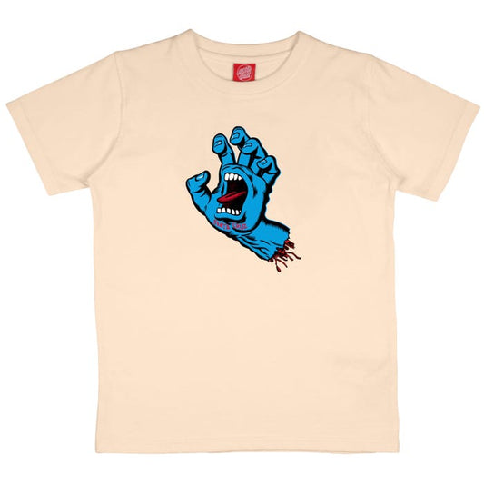 SANTA CRUZ - SCREAMING HAND YOUTH TEE - OAT