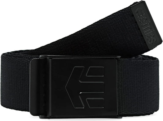ETNIES - STAPLEZ BELT - BLACK/BLACK