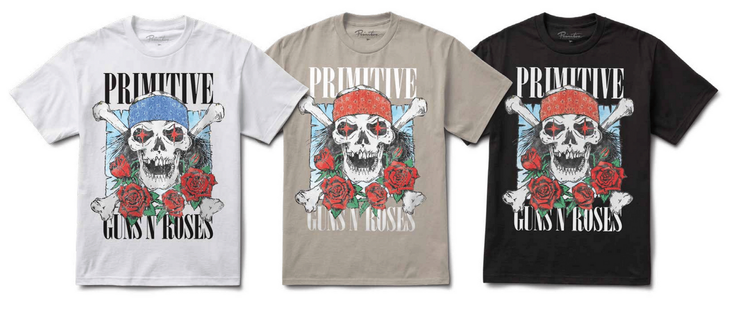 PRIMITIVE x GUNS 'N ROSES - STREETS TEE - WHITE