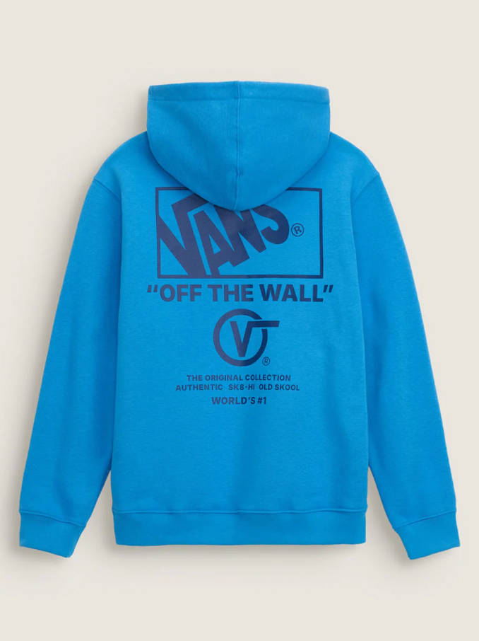 VANS - STACKED HIGH PULLOVER YOUTH HOOD - BRIGHT AZURE