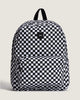 VANS - OLD SKOOL CHECK BACKPACK - BLACK/WHITE