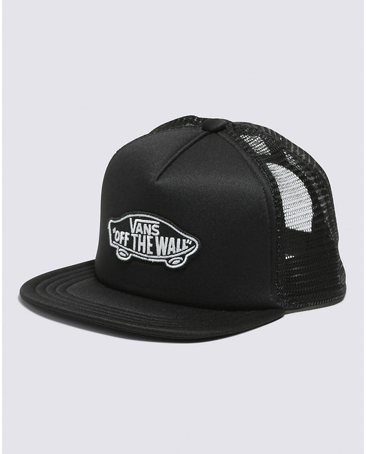 VANS - CLASSIC PATCH TRUCKER CAP BOYS - BLACK