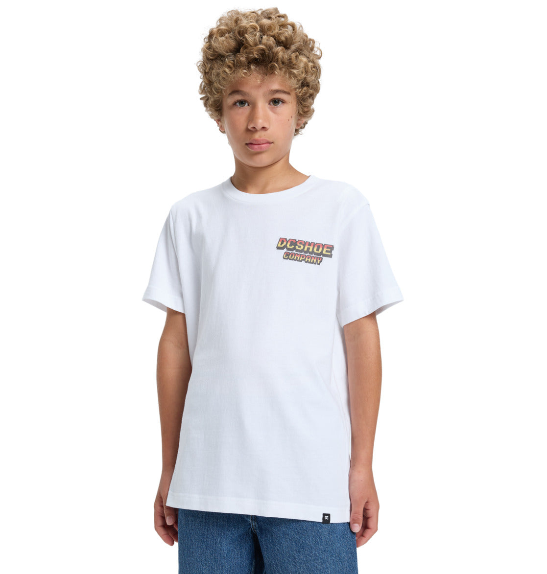 DC - TWO BIT TEE BOY - WHITE