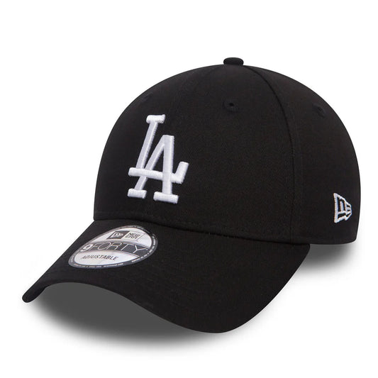 NEW ERA - 9FORTY LA DODGERS LEAGUE ESSENTIAL CAP - OSFA - BLACK/WHITE
