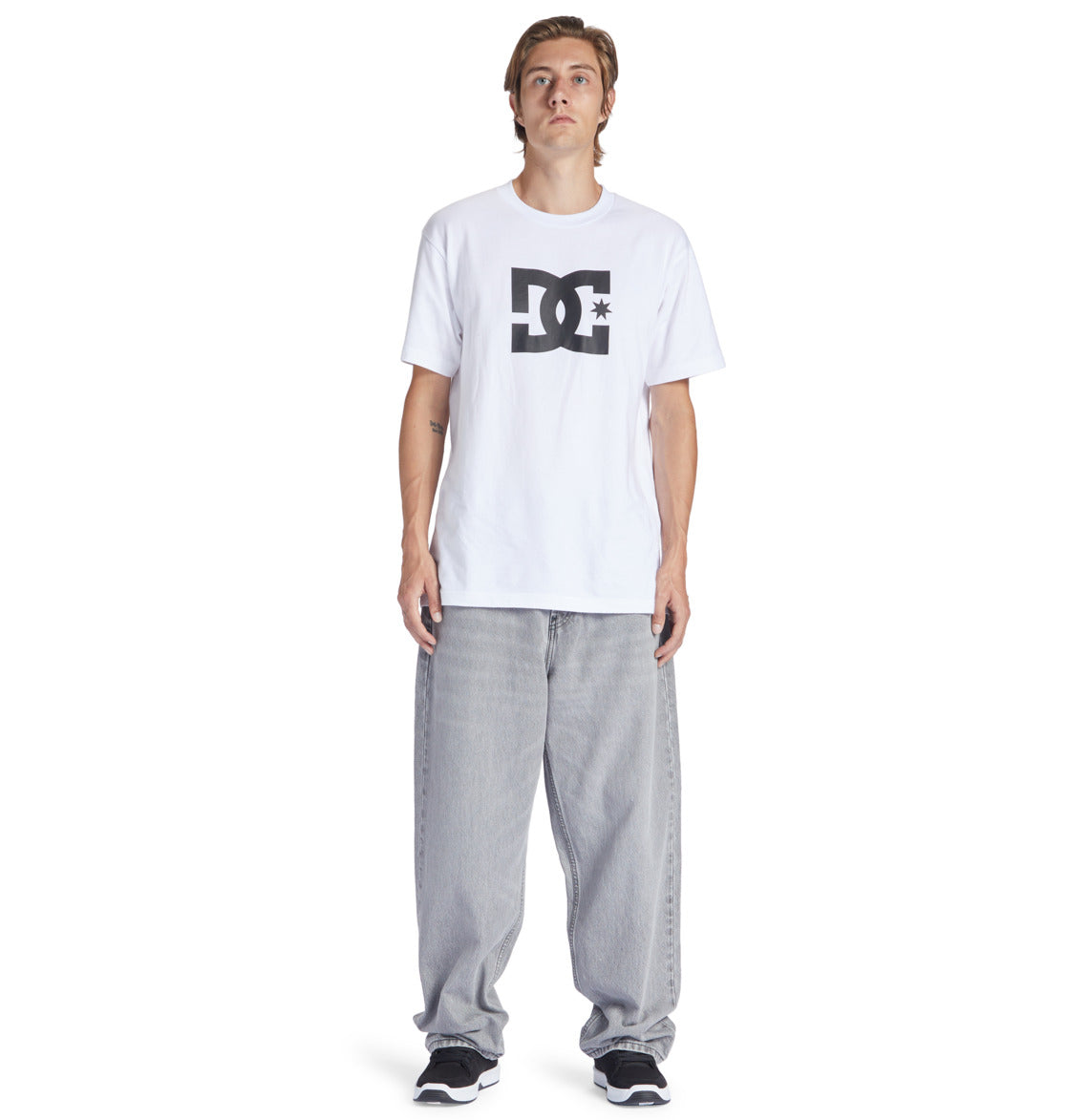 DC - WORKER BAGGY DENIM - GREY WASH