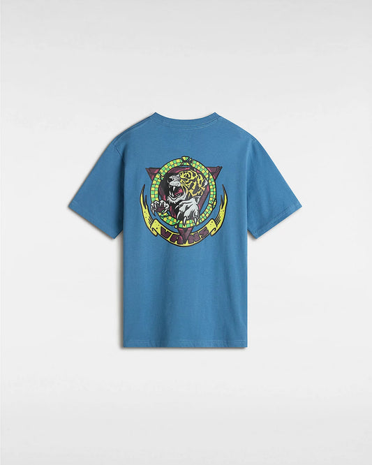 VANS - TIGER PAWS SS YOUTH TEE - COPENHAGEN BLUE