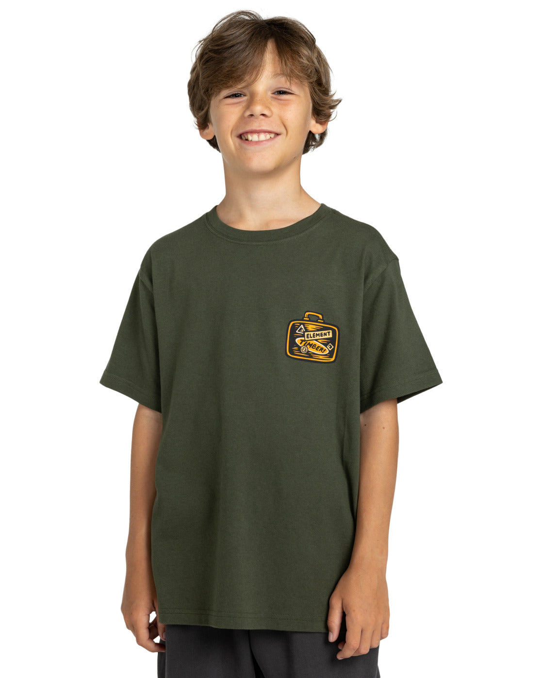ELEMENT - TIMBER TRAVELER TEE YOUTH - KHAKI