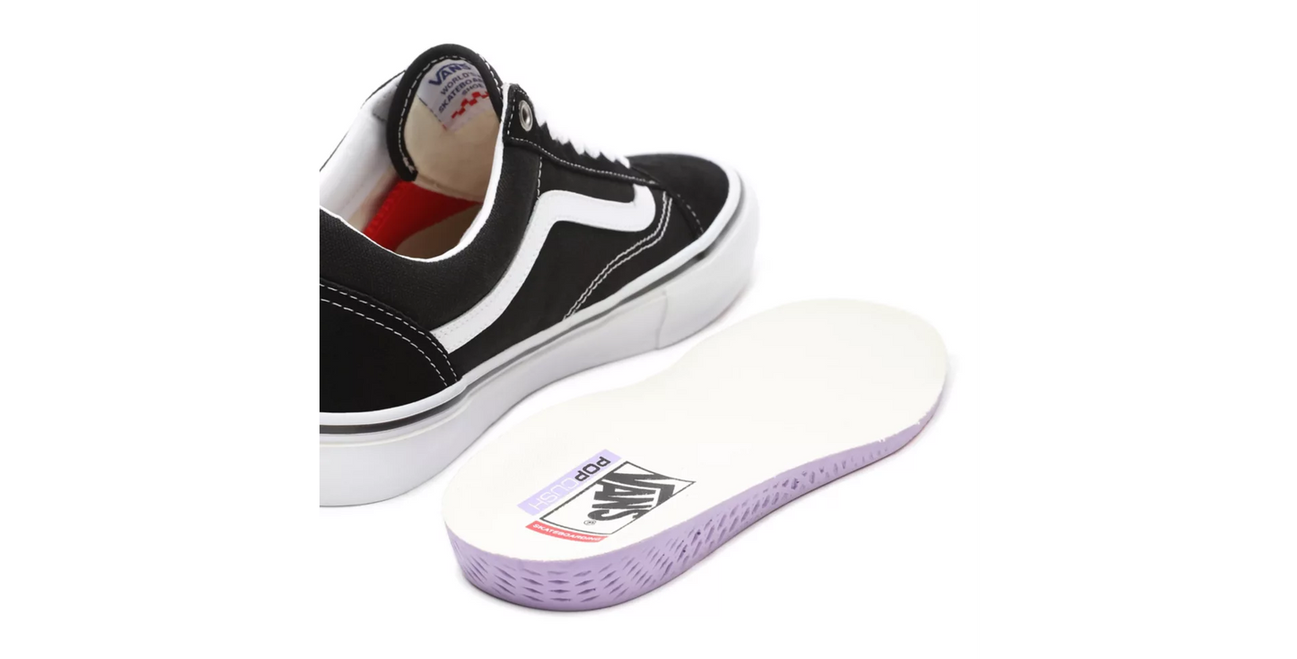 VANS - SKATE OLD SKOOL PRO - BLACK/WHITE