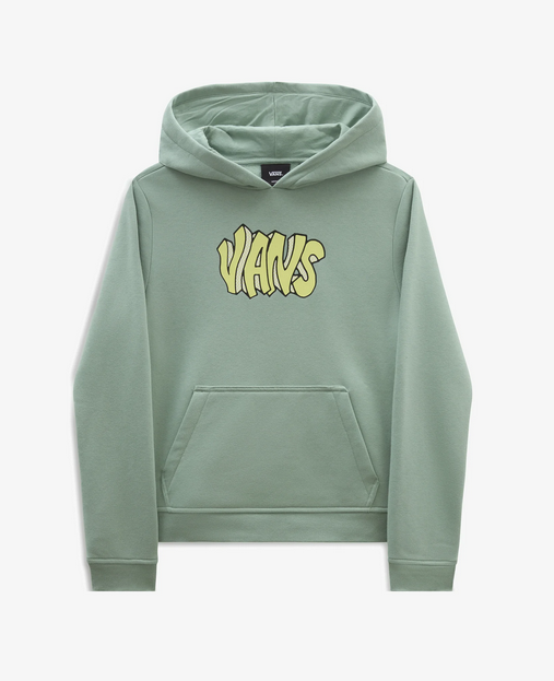 VANS - TAG YOUTH PULLOVER HOODIE - ICEBERG GREEN