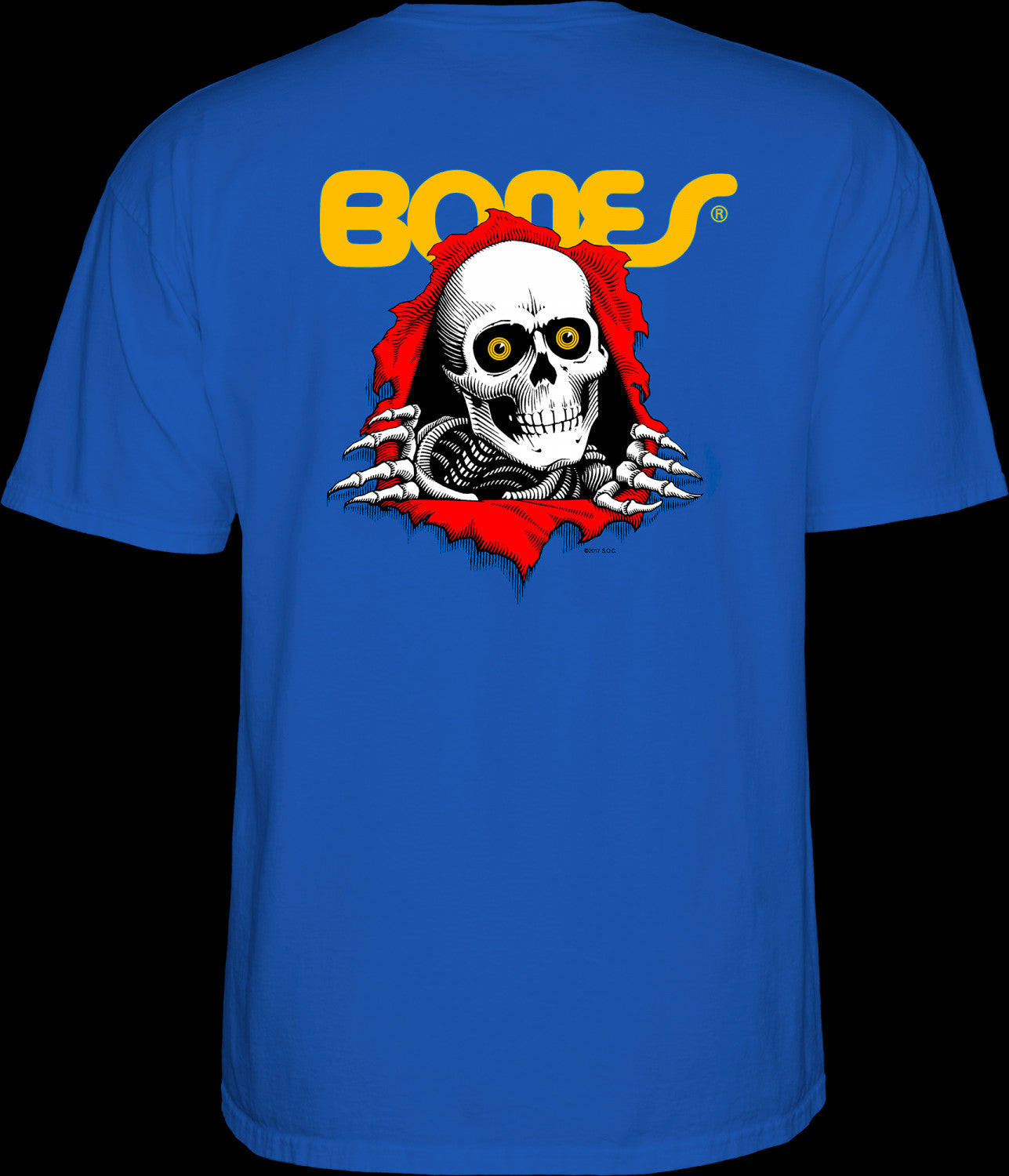 POWELL PERALTA - YOUTH RIPPER TEE - ROYAL BLUE