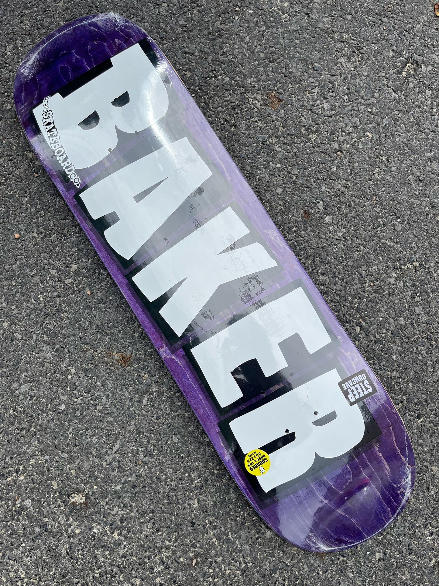 BAKER - BRAND LOGO VENEER - 8.5