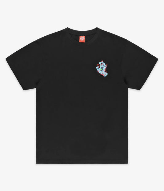 SANTA CRUZ - INFERNO HAND TEE - BLACK