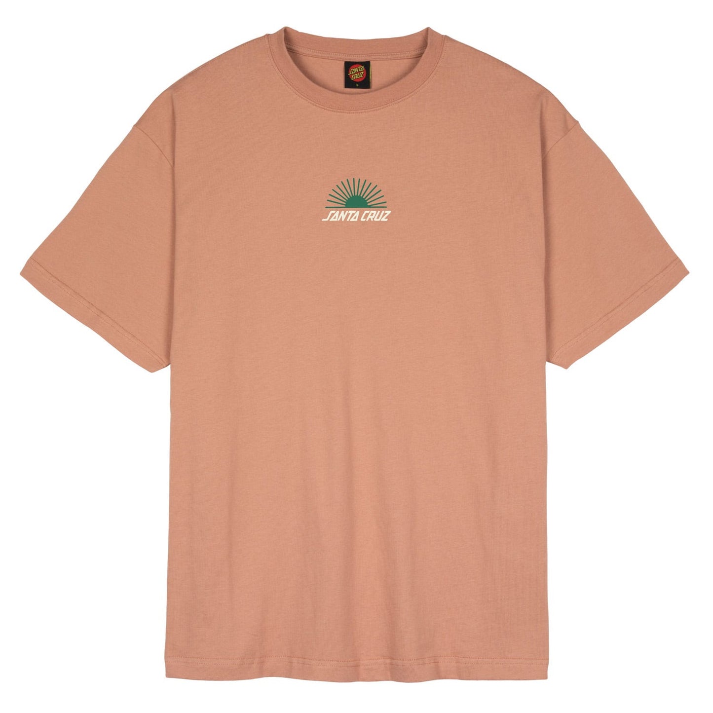 SANTA CRUZ - RISE 'N SHINE FRONT TEE - CLAY