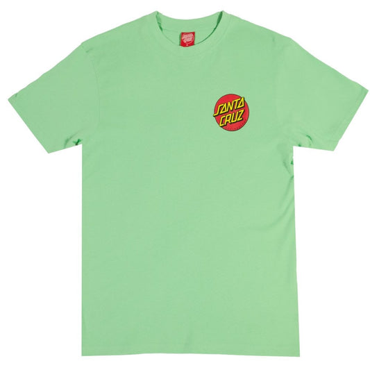 SANTA CRUZ - CLASSIC DOT CHEST TEE - APPLE MINT