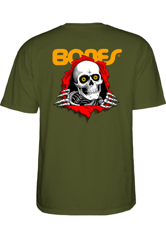 POWELL PERALTA - YOUTH RIPPER TEE - MILITARY GREEN
