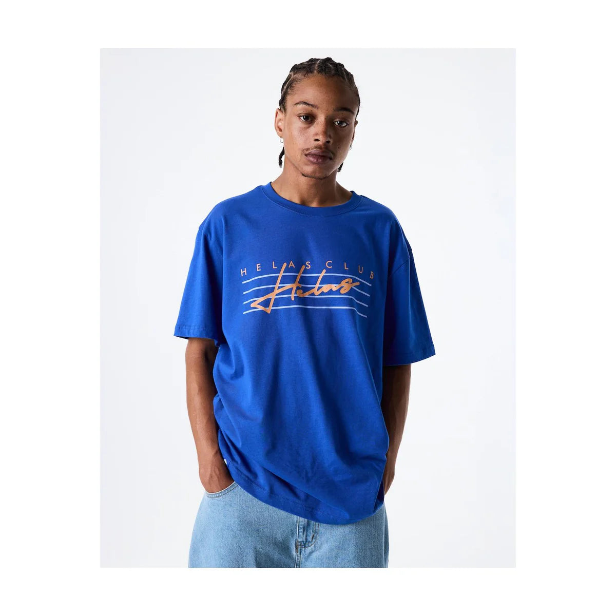 HELAS - GUITAR TEE - BLUE