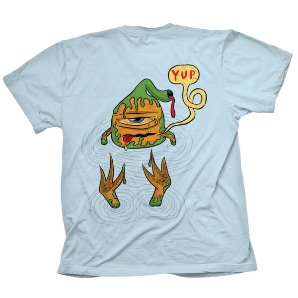 TOY MACHINE - YUP SS TEE - LIGHT BLUE