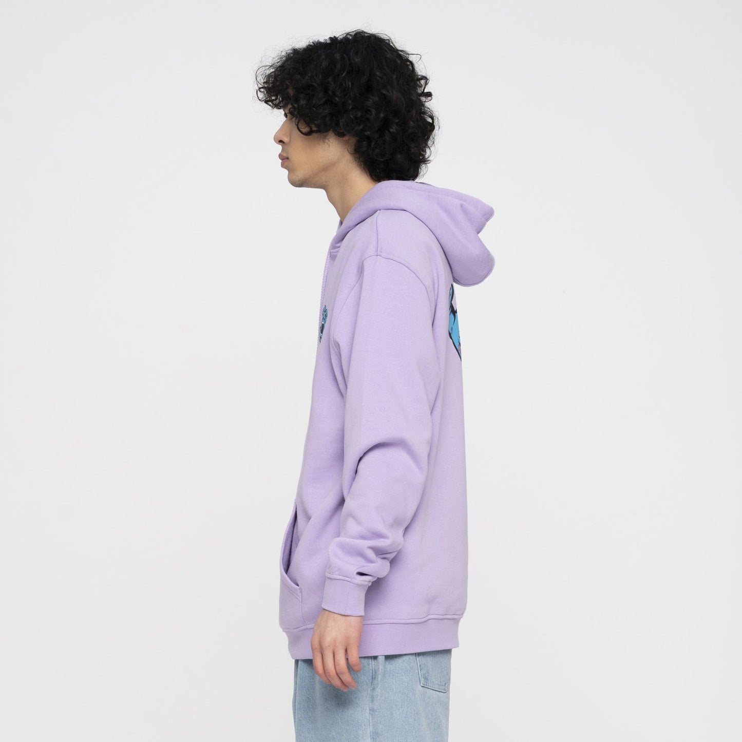 SANTA CRUZ - SCREAMING HAND CHEST HOOD - DIGITAL LAVENDER
