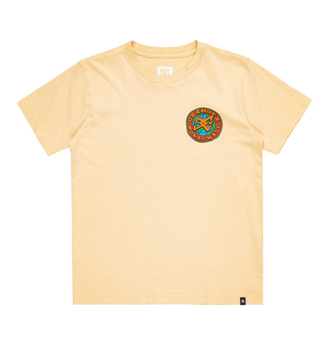 DC - SPINNER YOUTH TEE - RATTAN ACID WASH