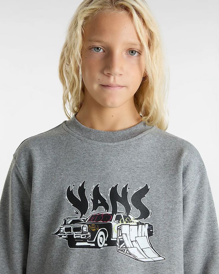 VANS - COPOUT YOUTH CREWNECK - GREY
