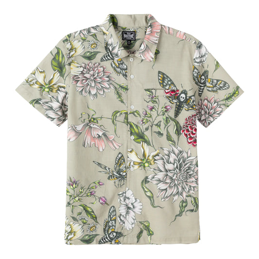 LOSER MACHINE - HAWKMOTH SS SHIRT - SAGE