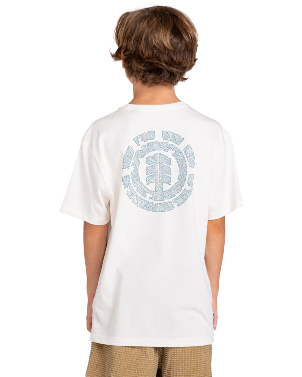 ELEMENT - MARCHING ANTS SS YOUTH TEE - OFF WHITE