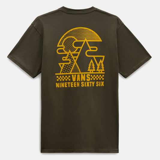 VANS - LINEAR MOUNTAINT TEE - GRAPE LEAF