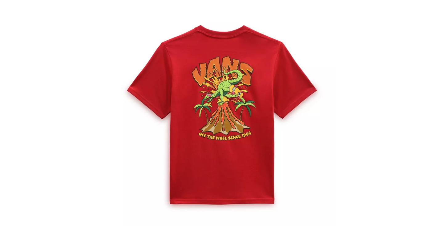 VANS - YOUTH DINO EGG PLANT TEE - CHILI PEPPER
