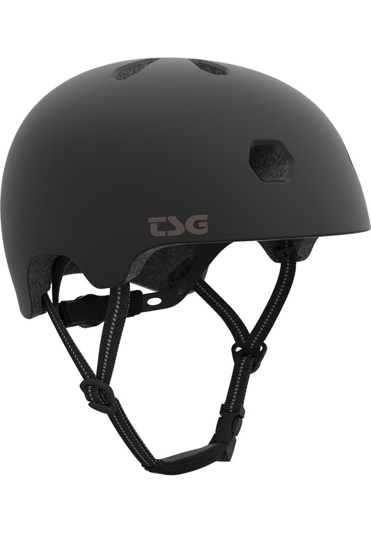 TSG - META HELMET SOLID COLOR - SATIN BLACK