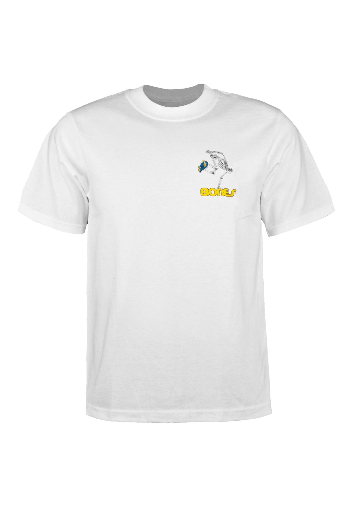 POWELL PERALTA - YOUTH SKATEBOARD SKELETON TEE - WHITE