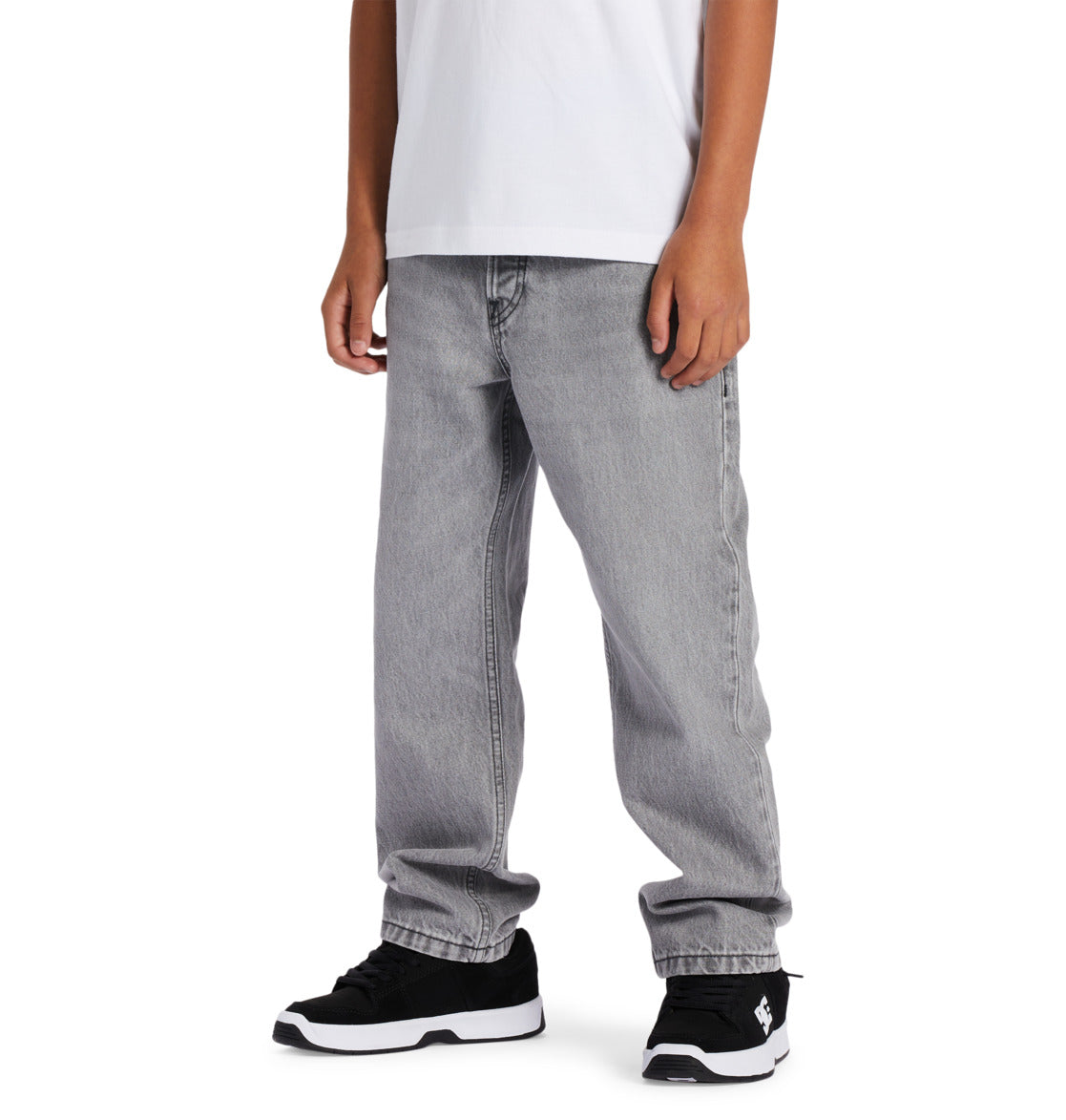 DC - WORKER BAGGY DENIM BOY - GREY WASH