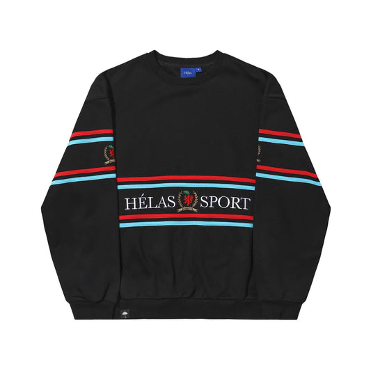 HELAS - HELAS SPORT CREWNECK - BLACK